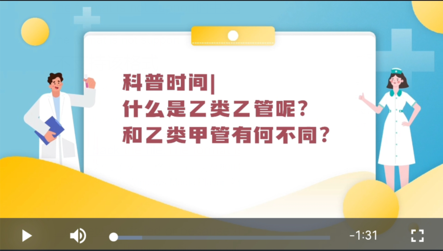 科普時間丨什么是乙類乙管呢？和乙類甲管有什么不同？