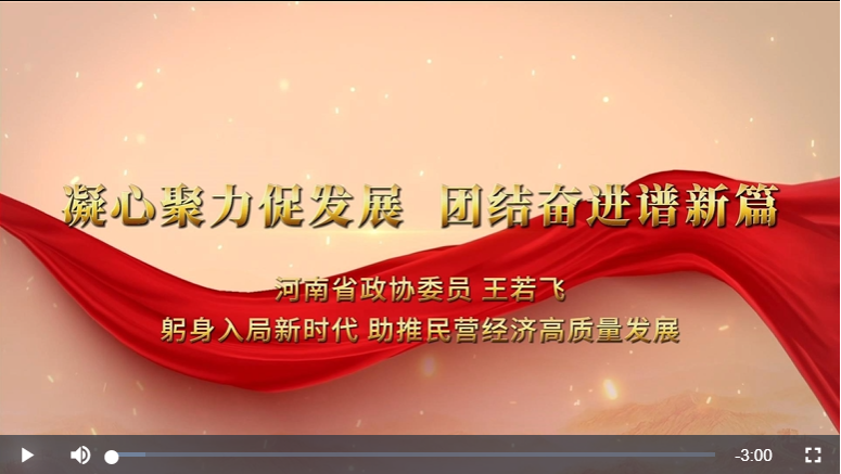 凝心聚力 團(tuán)結(jié)奮進(jìn)·委員篇丨省政協(xié)委員王若飛：躬身入局新時代 助推民營經(jīng)濟(jì)高質(zhì)量發(fā)展