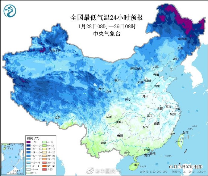 全國(guó)大部雨雪“休假”，中東部將迎明顯回暖