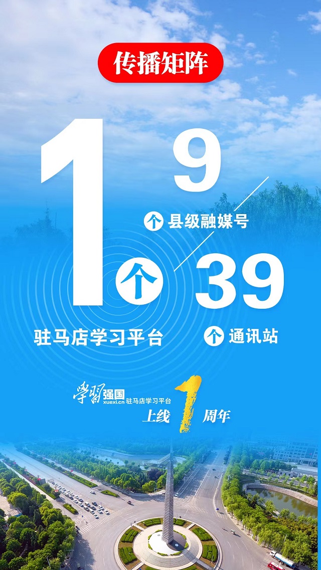 奮楫逐浪向未來——“學習強國”駐馬店學習平臺APP端上線一周年