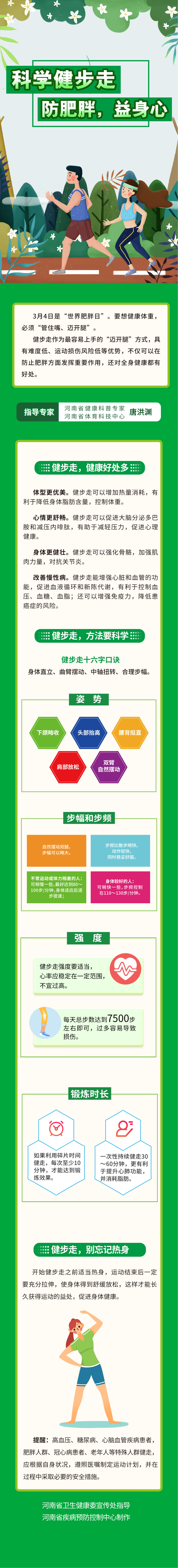 科學(xué)健步走：防肥胖，益身心
