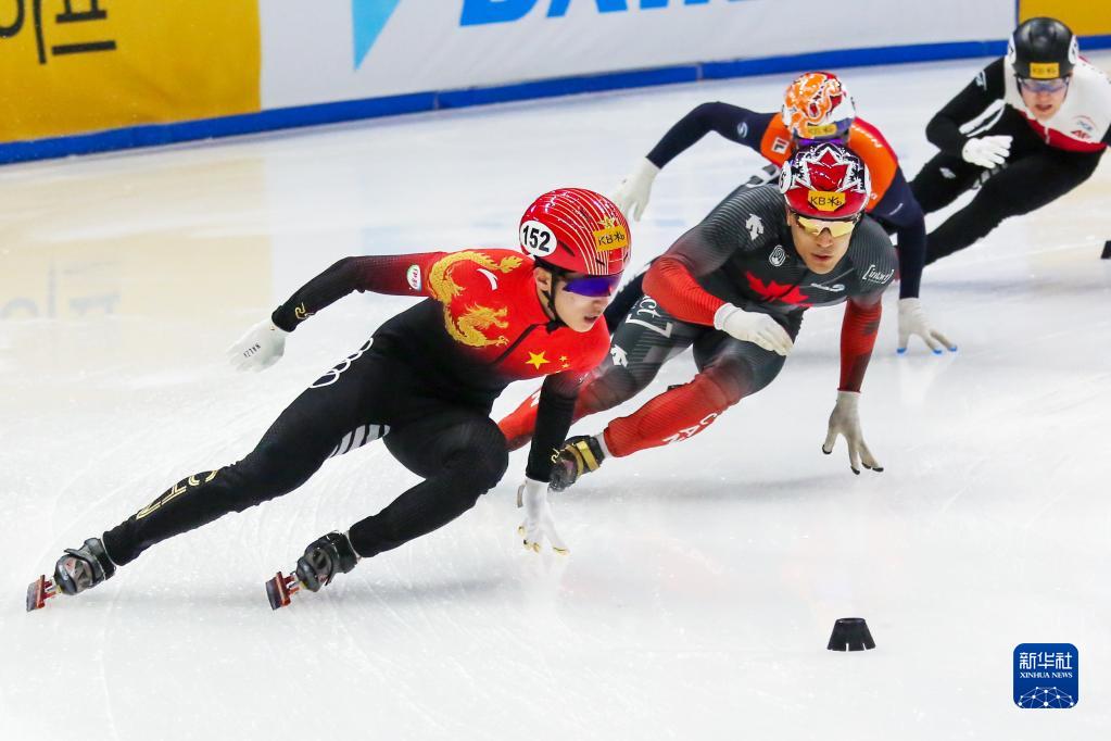 2023年短道速滑世錦賽：中國(guó)男隊(duì)闖入5000米接力A組決賽