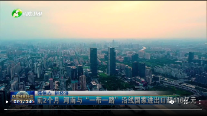 【強(qiáng)信心 拼經(jīng)濟(jì)】前2個(gè)月 河南與“一帶一路”沿線國(guó)家進(jìn)出口超416億元