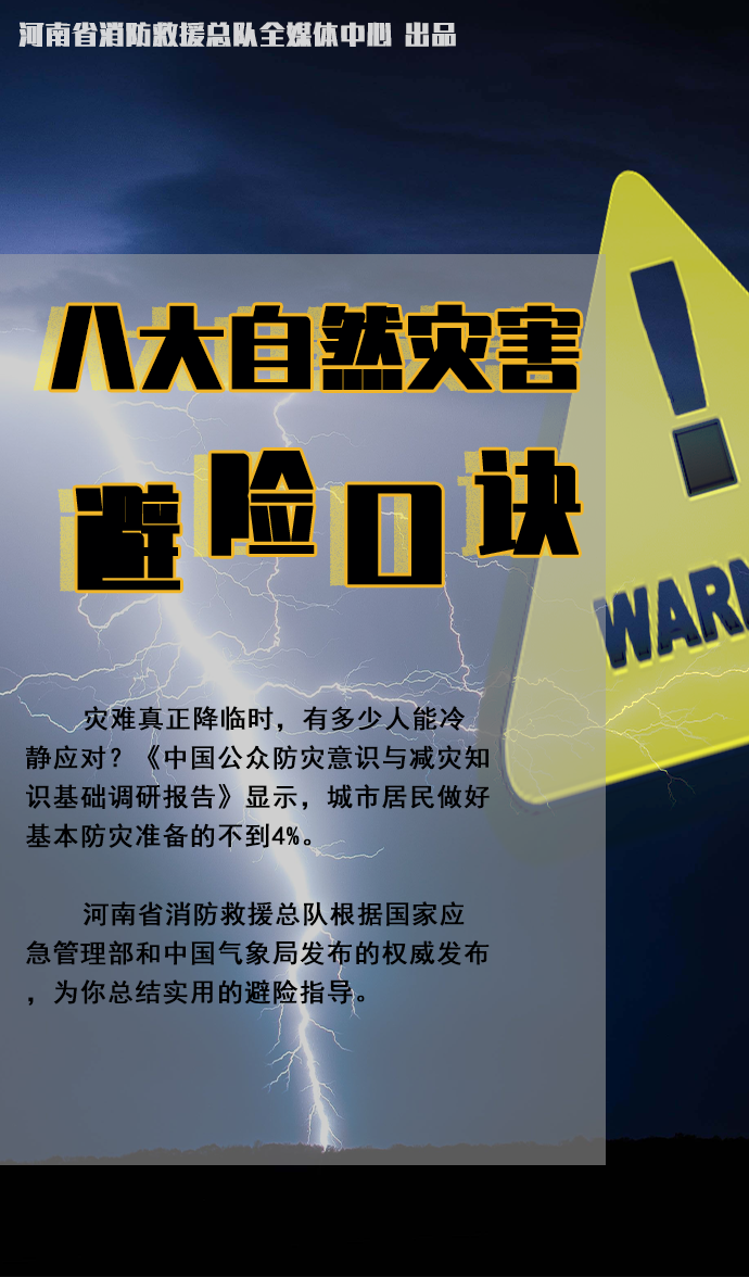 防災(zāi)減災(zāi)宣傳周開啟！這些知識必須知道！