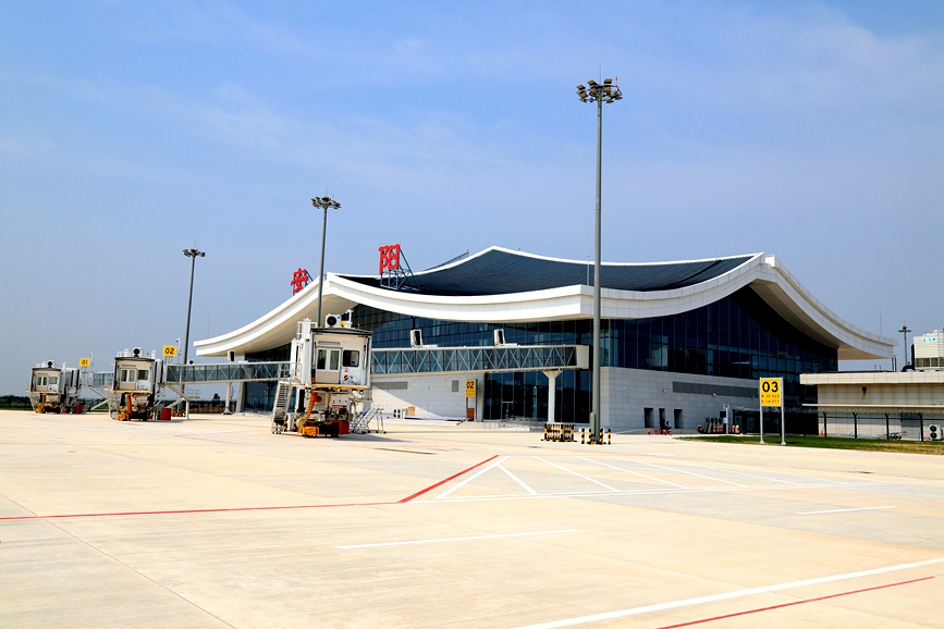 河南安陽紅旗渠機場正式校飛