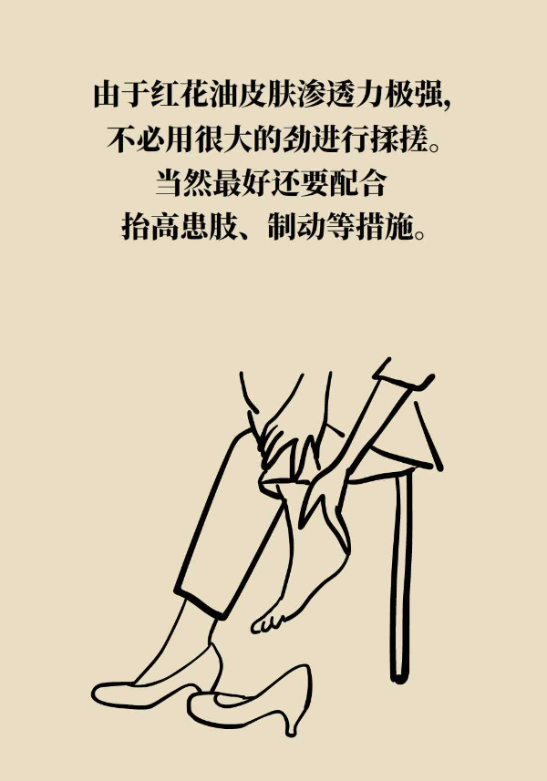 扭傷后抹紅花油，為什么傷處反而更腫了？