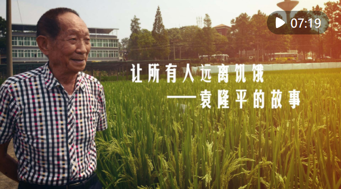 讓所有人遠(yuǎn)離饑餓——袁隆平的故事