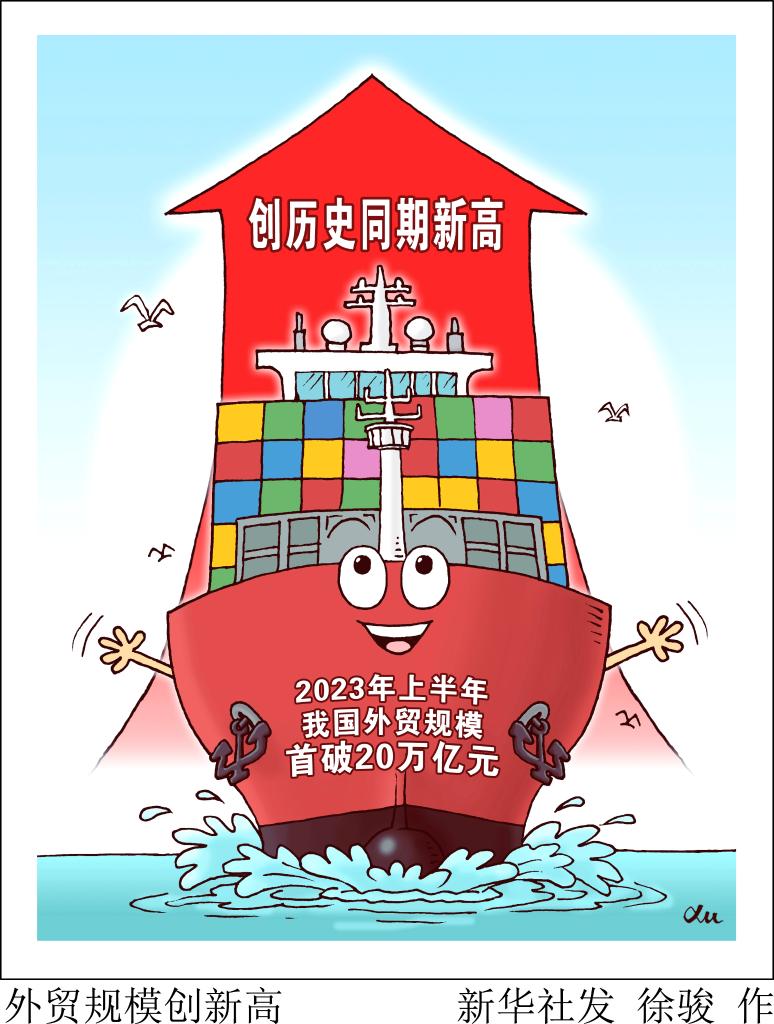 上半年中國外貿創(chuàng)新高 換擋提質釋放潛力