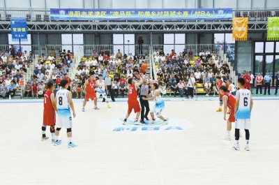  精彩“籃”不住！洛陽市孟津區(qū)首屆“村BA”籃球大賽開賽