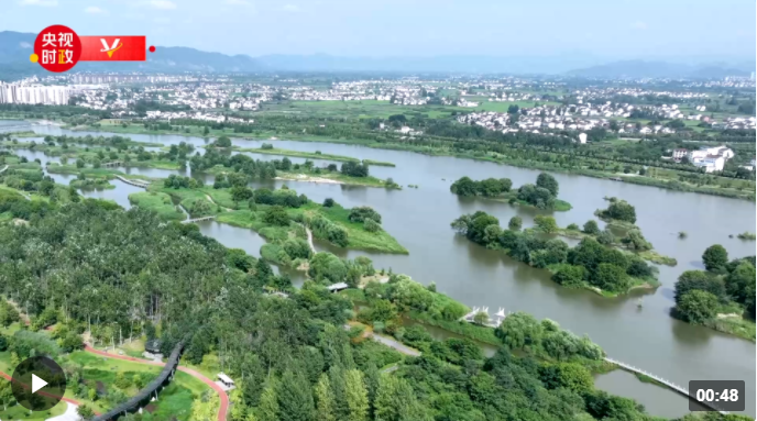 習(xí)近平陜西行丨走進(jìn)漢中市天漢濕地公園