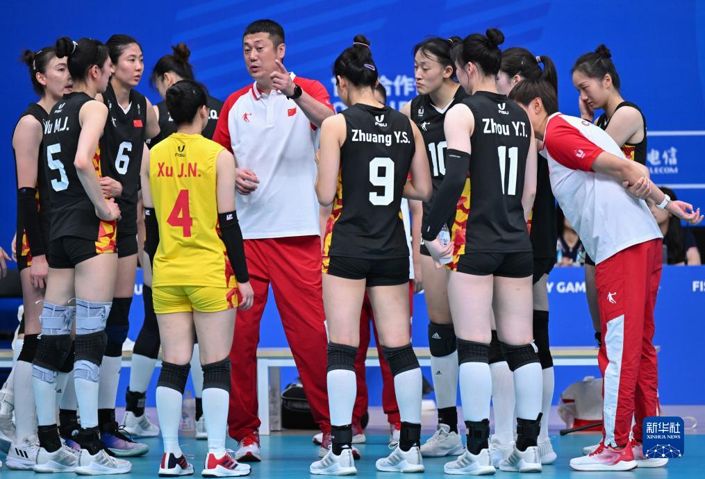成都大運(yùn)會(huì)丨排球——中國(guó)隊(duì)勝阿根廷隊(duì)