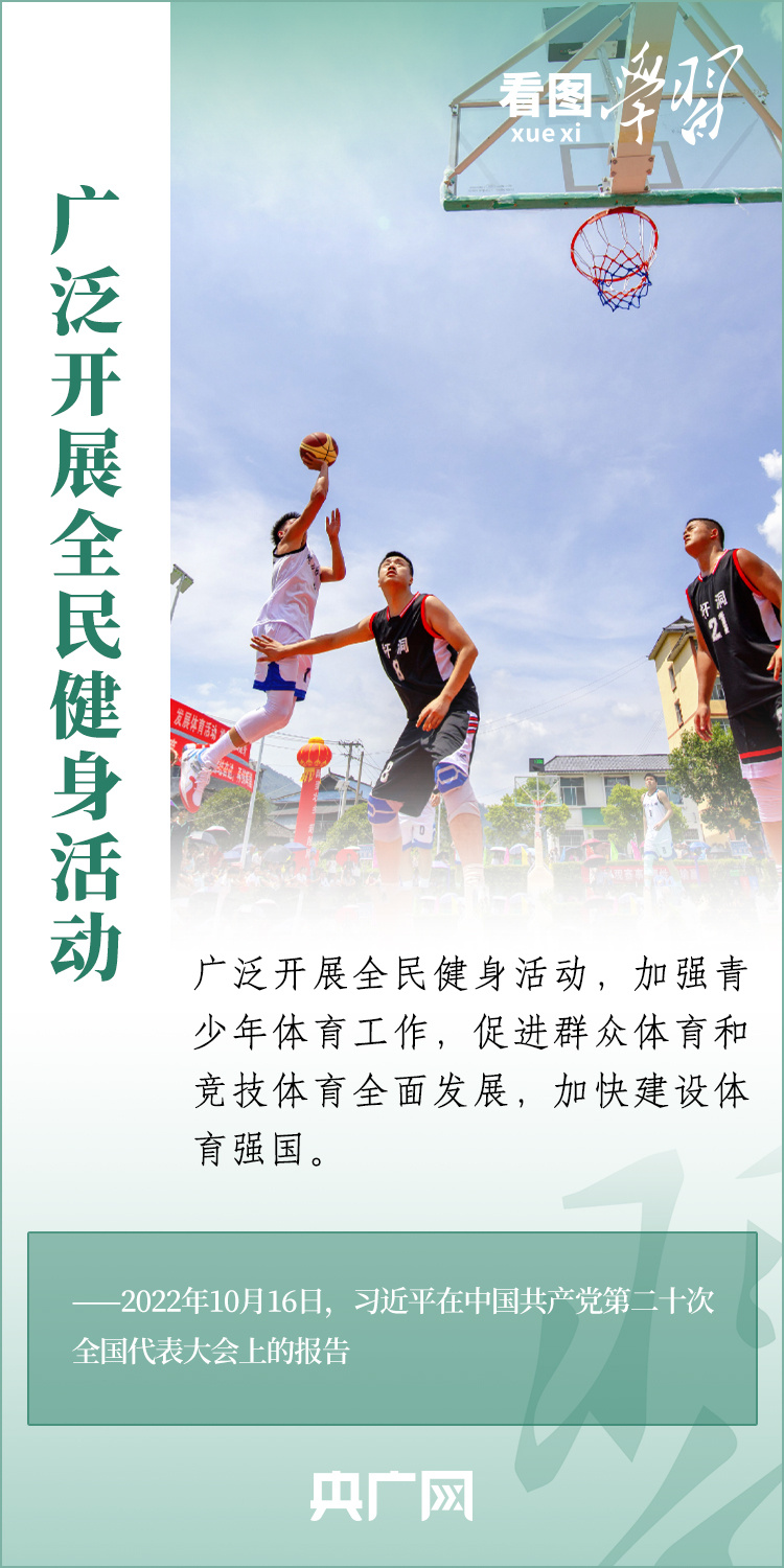看圖學(xué)習(xí)丨實(shí)施全民健身戰(zhàn)略 加快建設(shè)體育強(qiáng)國(guó)