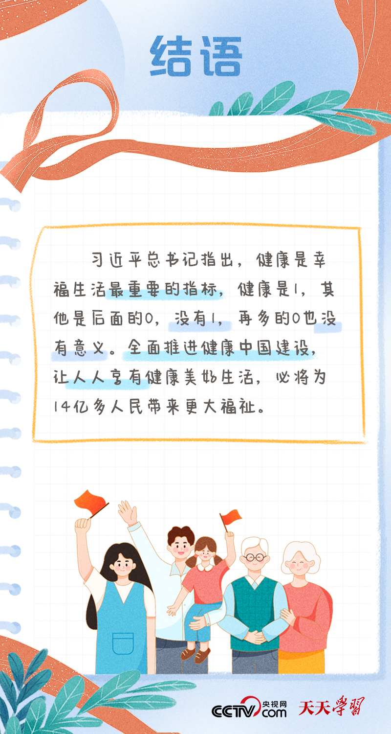學(xué)習(xí)筆記｜健康中國(guó)——“健康是1，其他是后面的0”