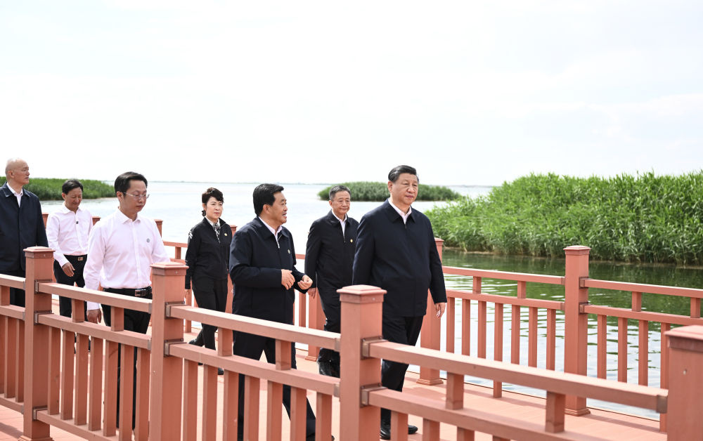 鏡觀·領(lǐng)航丨習(xí)近平:統(tǒng)籌山水林田湖草沙系統(tǒng)治理
