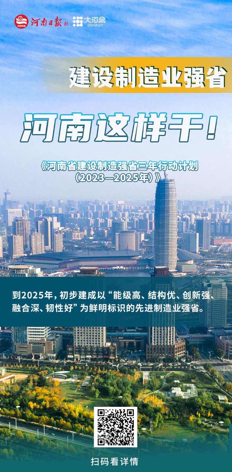 海報丨建設(shè)制造業(yè)強省，河南這樣干！