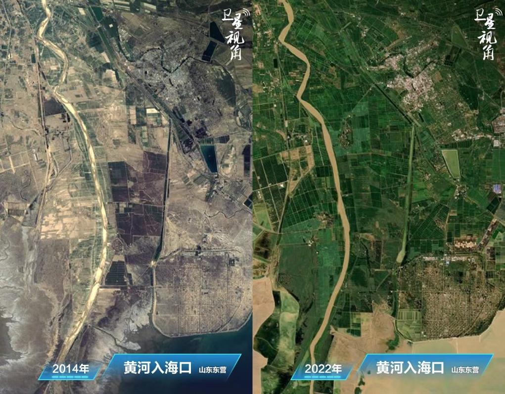 衛(wèi)星視角｜跟隨總書(shū)記足跡，看母親河生態(tài)之變