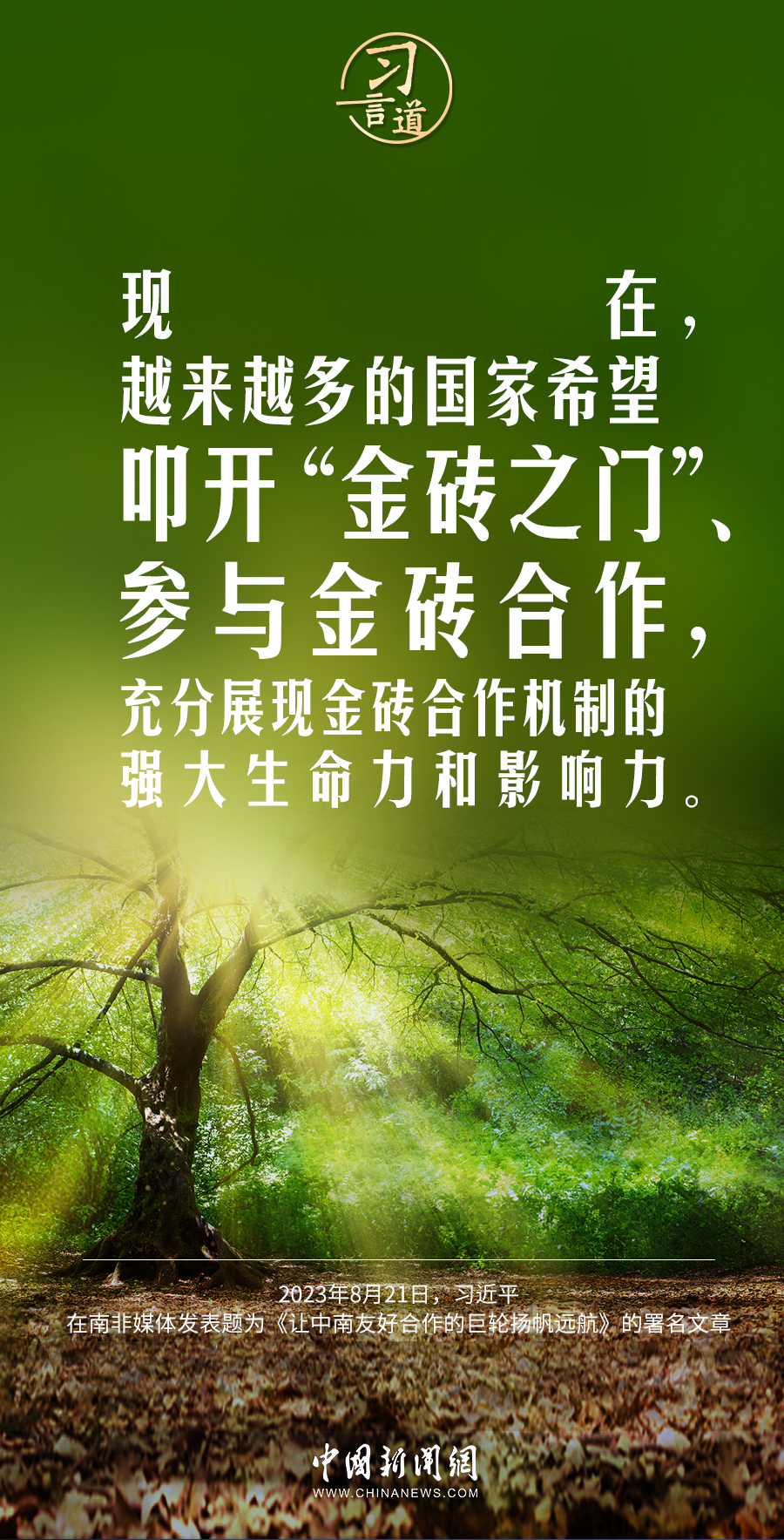 習(xí)言道｜當(dāng)今世界需要的是和平，不是沖突