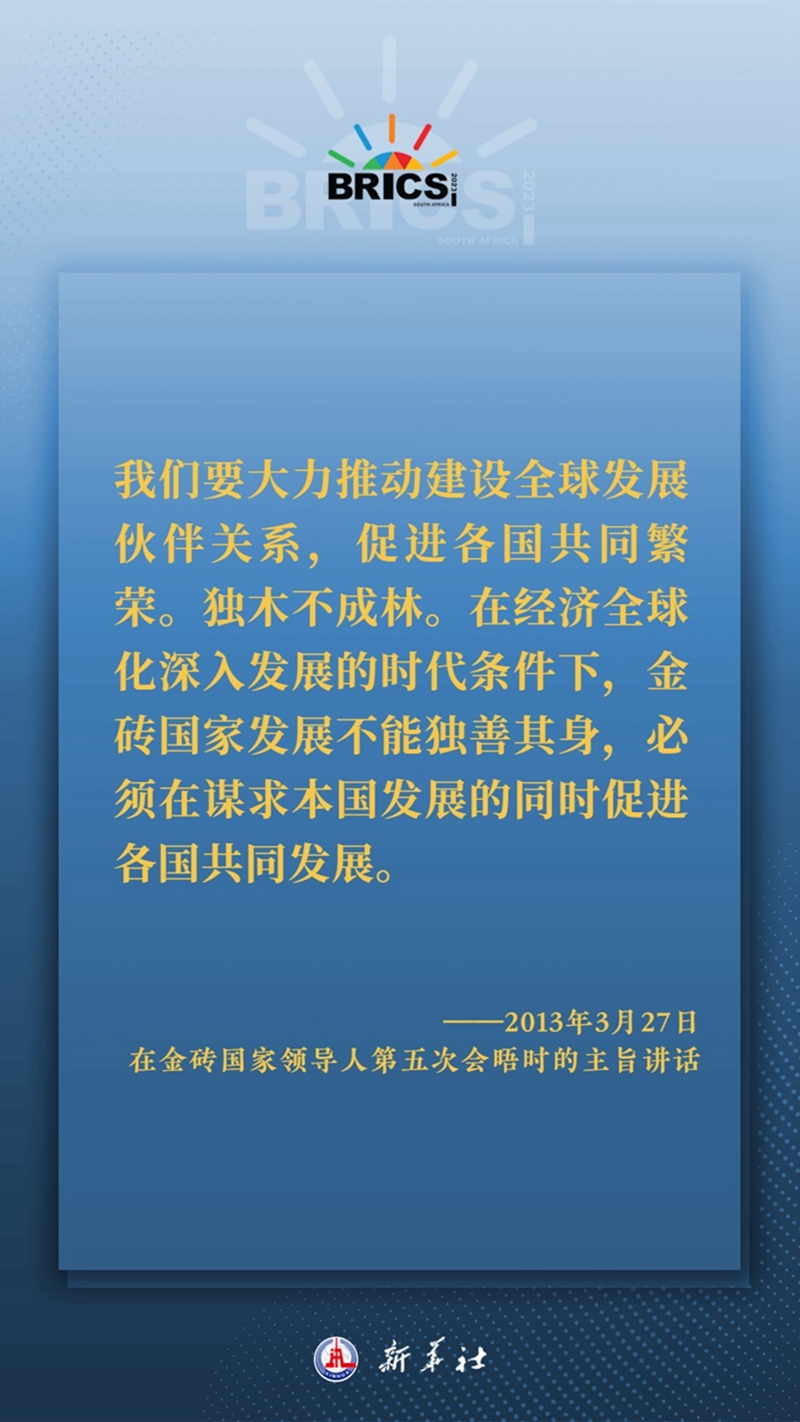 海報(bào)丨習(xí)主席這樣深刻闡釋開放包容、合作共贏的金磚精神