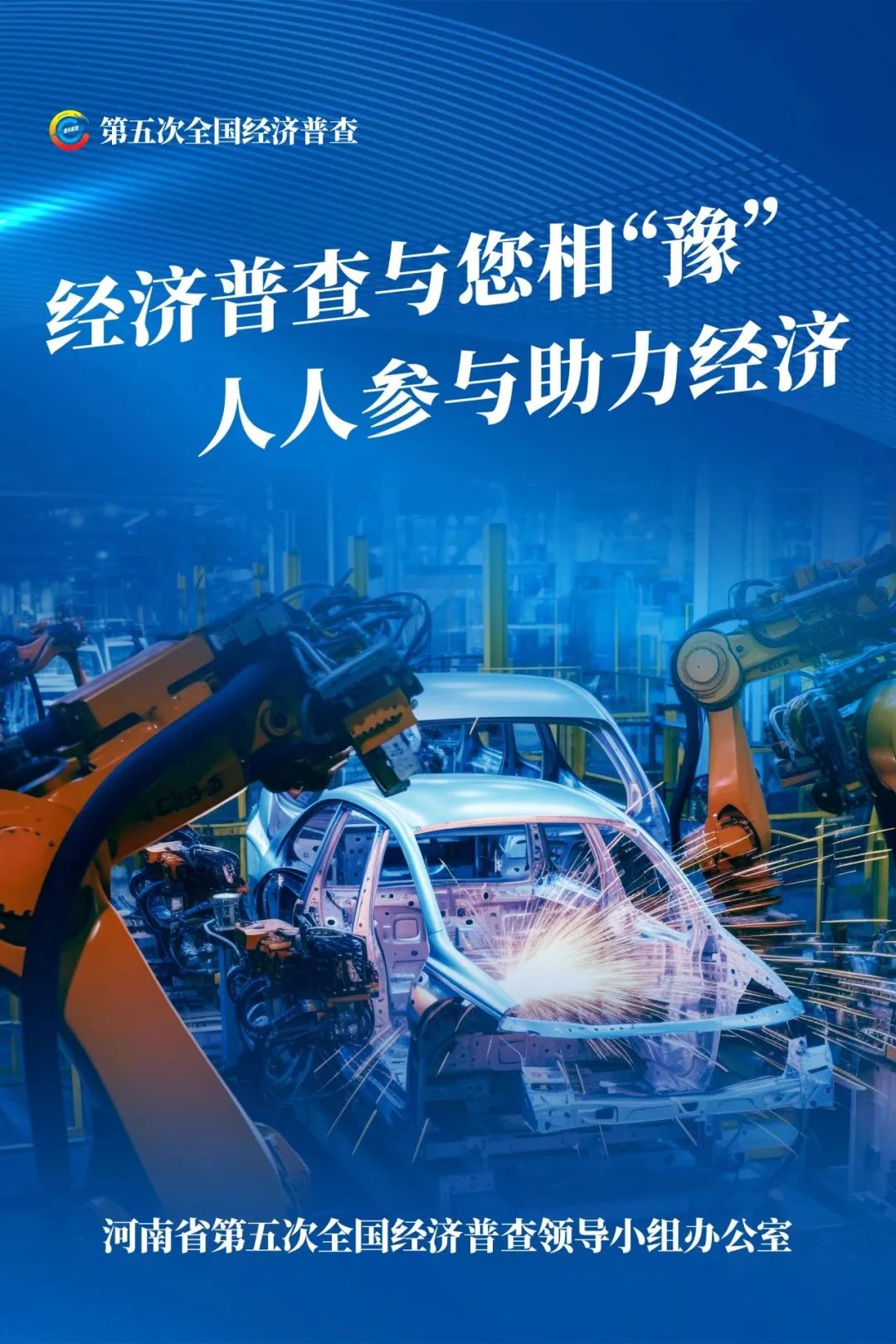 經(jīng)濟(jì)普查，“豫”你同行！河南“五經(jīng)普”海報(bào)來了