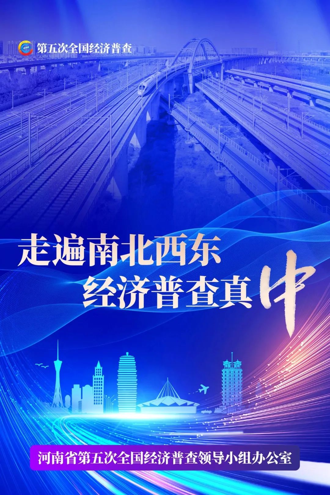 經(jīng)濟(jì)普查，“豫”你同行！河南“五經(jīng)普”海報(bào)來了
