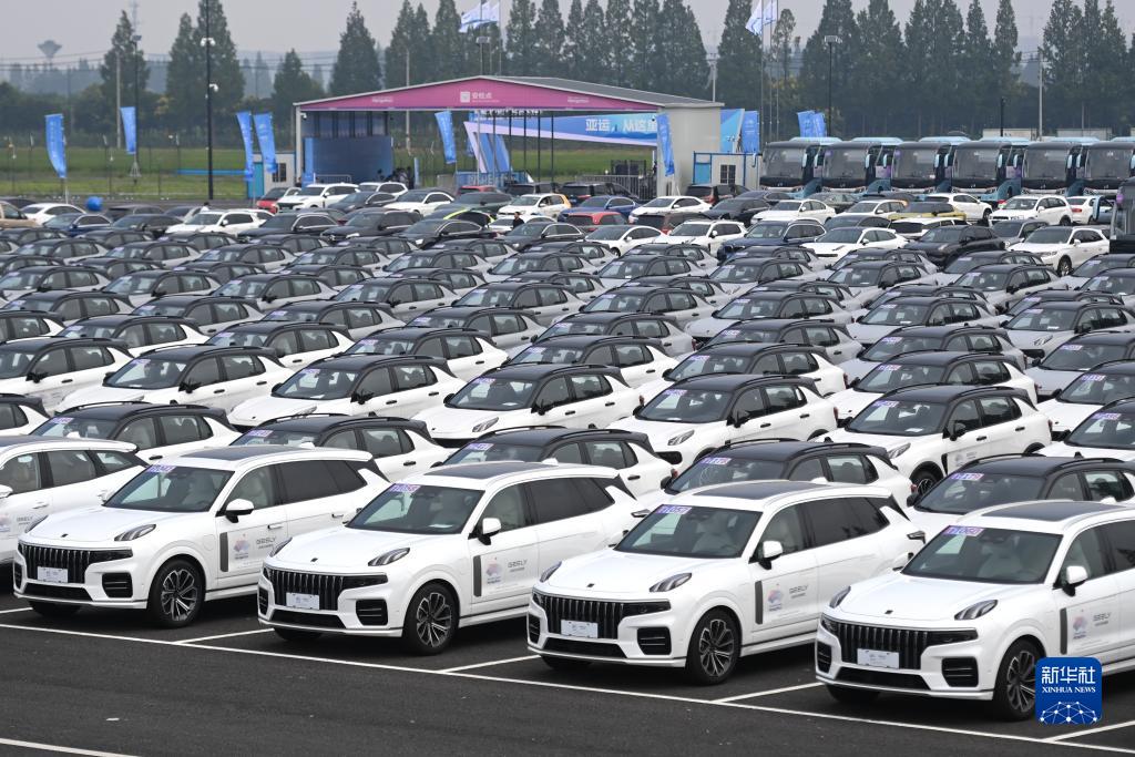 杭州亞運會官方指定用車交付