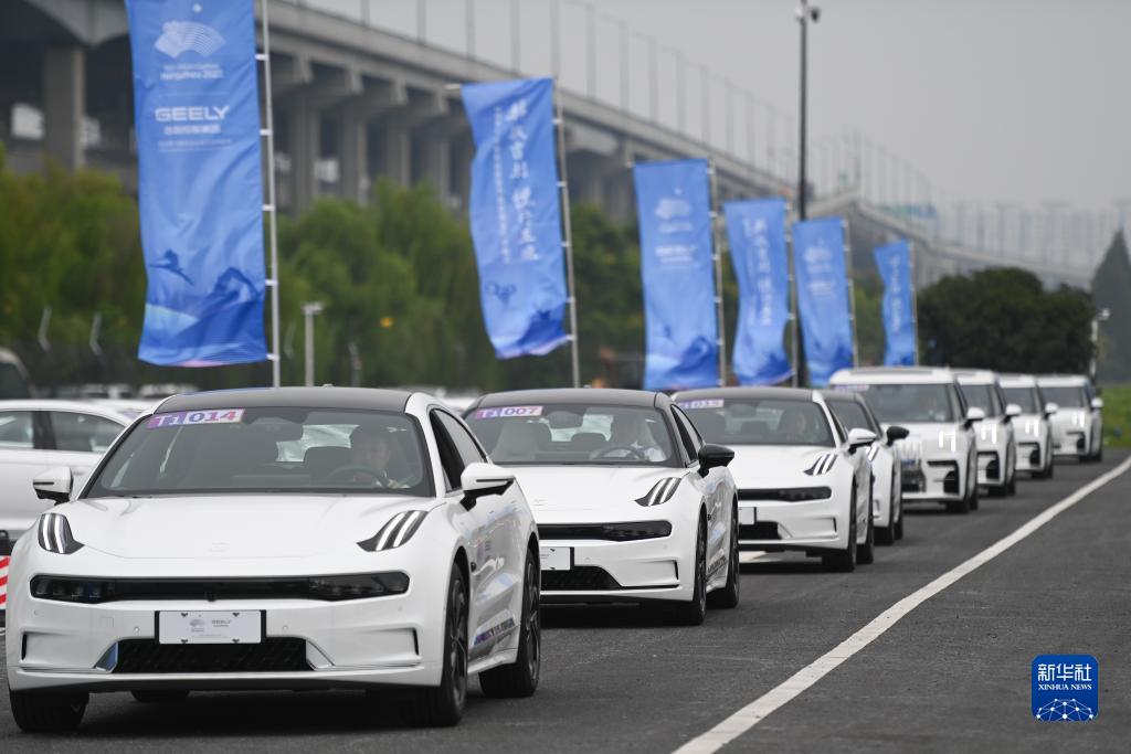 杭州亞運會官方指定用車交付