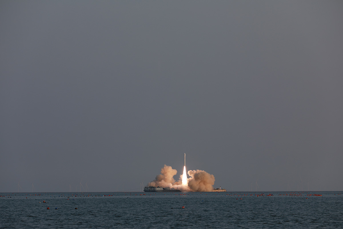谷神星一號海射型運載火箭成功發(fā)射