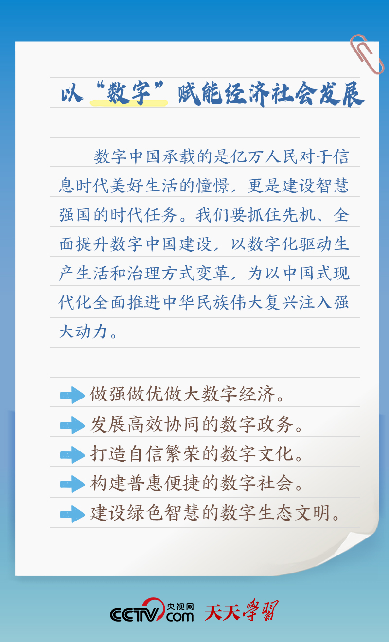 天天學(xué)習(xí)｜習(xí)近平賀信中提到的“數(shù)字中國(guó)”，你了解多少？