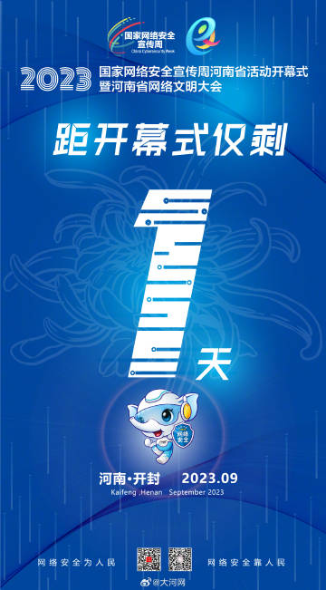 #聚焦2023網(wǎng)絡(luò)安全宣傳周河南省活動(dòng)# 網(wǎng)絡(luò)安全為人民，網(wǎng)絡(luò)安全靠人民。2023年國家網(wǎng)絡(luò)安全宣傳周河南省活動(dòng)開幕式暨河南省網(wǎng)絡(luò)文明大會(huì)將于9月11日在開封啟動(dòng)。