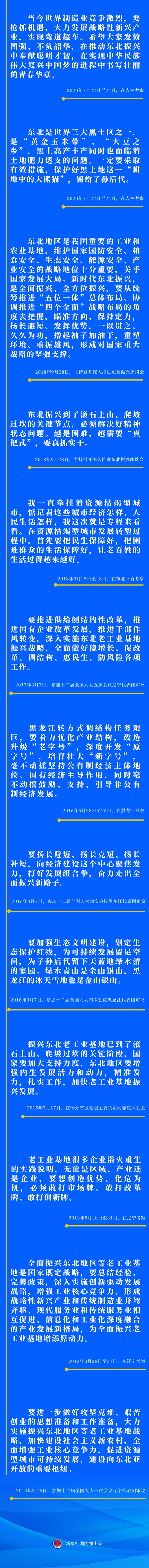 新時代東北全面振興，習近平總書記這樣謀劃