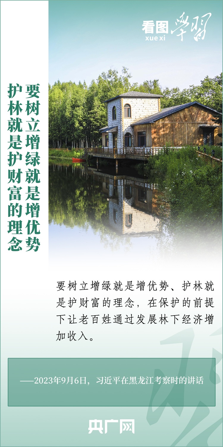 看圖學習 | 把生態(tài)效益更好轉化為經(jīng)濟效益、社會效益
