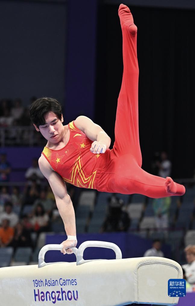 競技體操&mdash;&mdash;中國隊奪得男子團體決賽冠軍