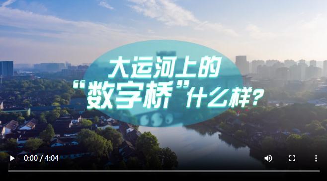 中國式現代化·青年的回答｜大運河上的“數字橋”什么樣？