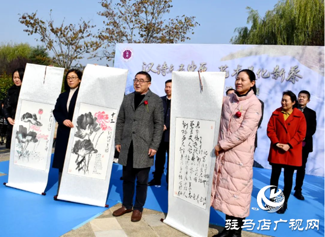 新蔡縣舉辦松竹體十三行漢詩(shī)書(shū)畫(huà)展