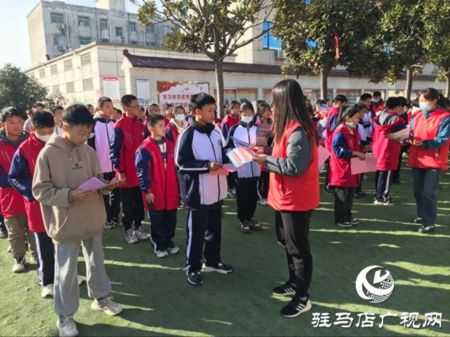 駐馬店經濟開發(fā)區(qū)關王廟鄉(xiāng)開展法治宣傳進校園活動