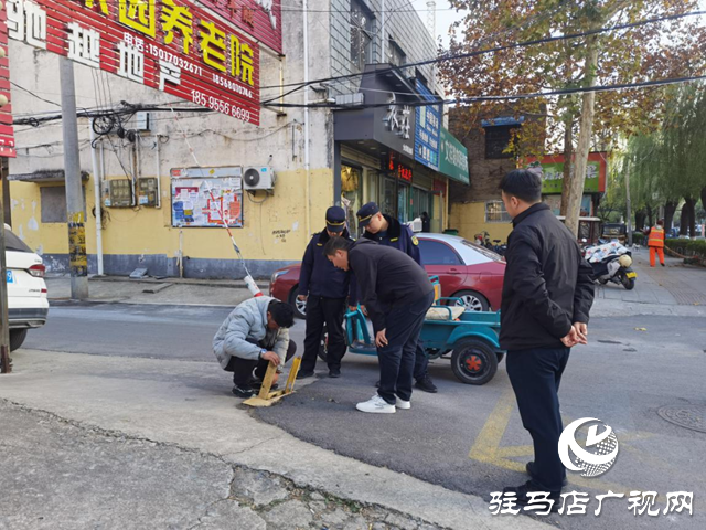 駐馬店經(jīng)濟開發(fā)區(qū)：協(xié)調(diào)拆除違規(guī)地鎖還路于民