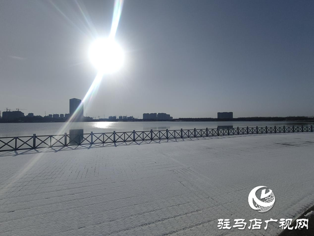 新蔡縣:“五湖四帶”披銀裝 雪中風(fēng)景美如畫