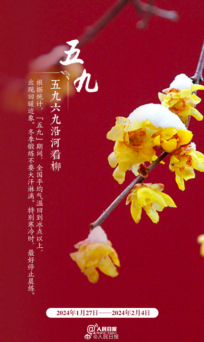 &ldquo;數(shù)九天&rdquo;到了！收好&ldquo;九九健康日歷&rdquo;