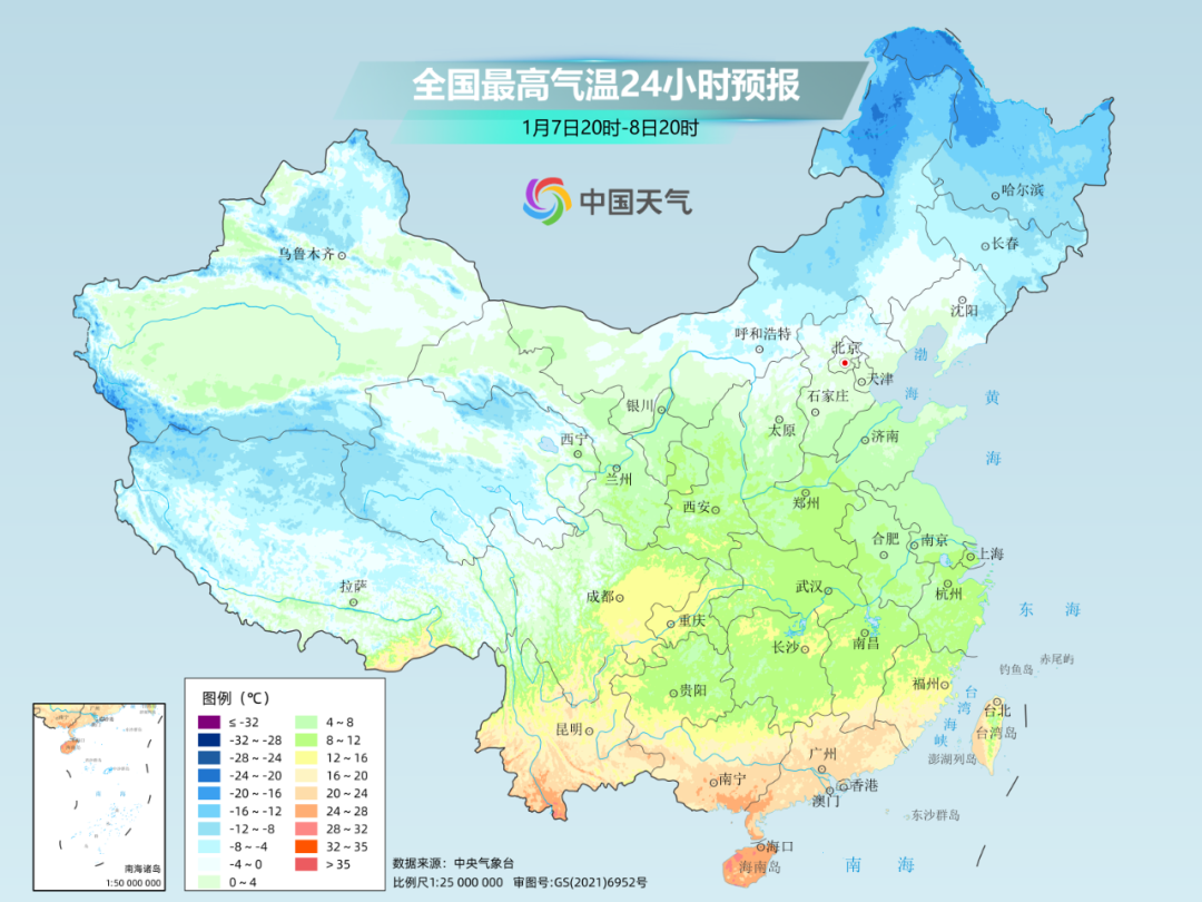 下周進入“三九”卻迎來逆向升溫！多地氣溫將迅速反彈