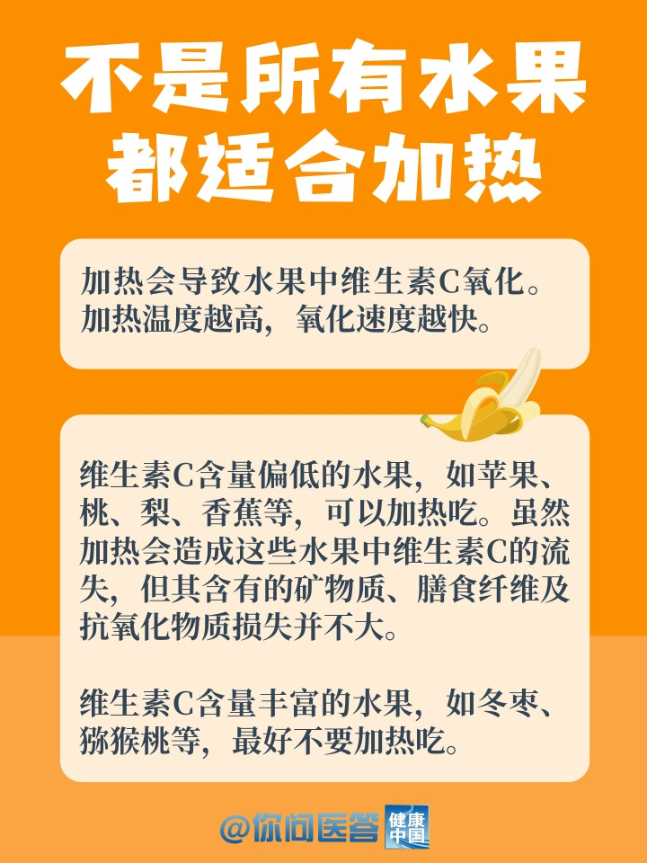 水果加熱還有營(yíng)養(yǎng)嗎？來看這些營(yíng)養(yǎng)“熱知識(shí)”