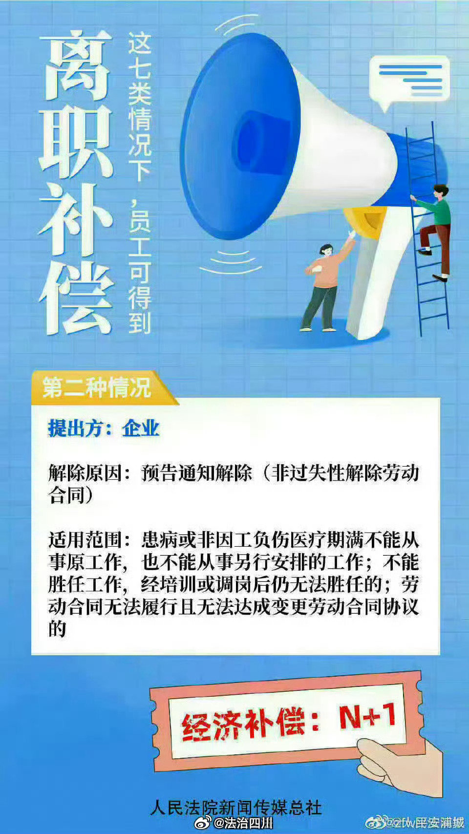 這些情況下被辭退解除勞動合同，員工可以得到補(bǔ)償