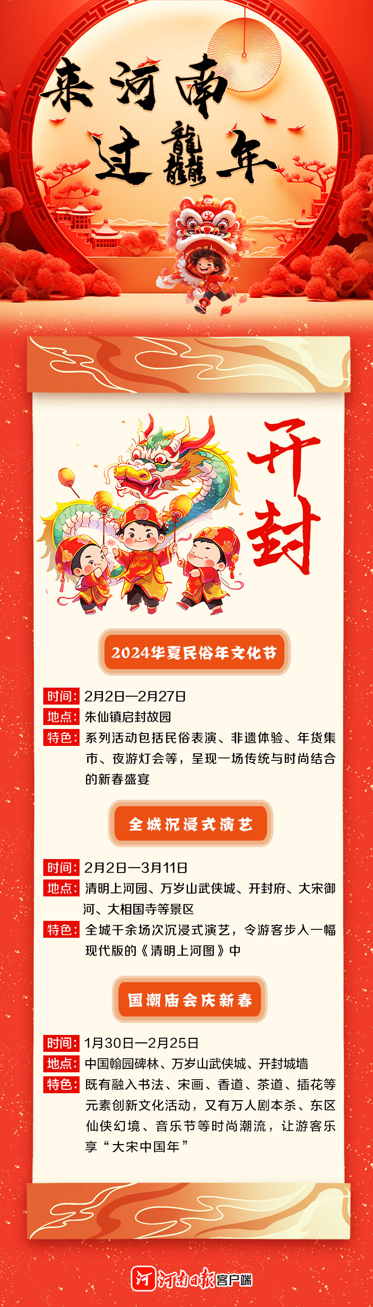 來河南 過龘年 ①丨精彩紛呈！看中原各地咋“鬧春”