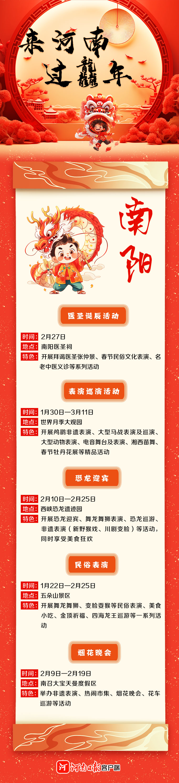 來河南 過龘年 ①丨精彩紛呈！看中原各地咋“鬧春”