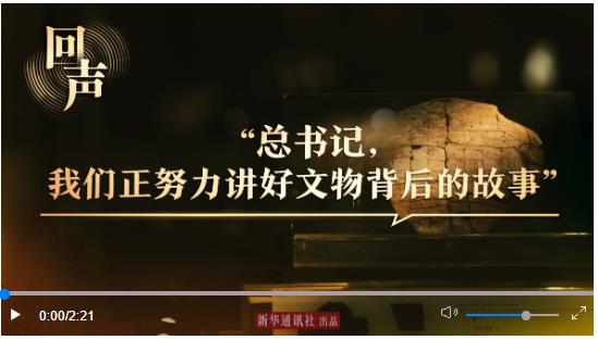 回聲丨“總書記，我們正努力講好文物背后的故事”