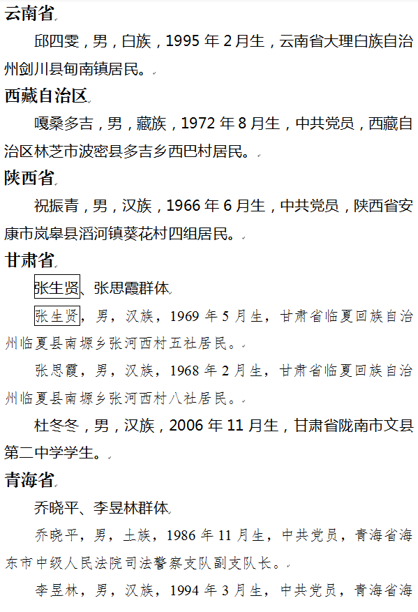 55人上榜！中央政法委發(fā)布今年第一季度見(jiàn)義勇為勇士榜