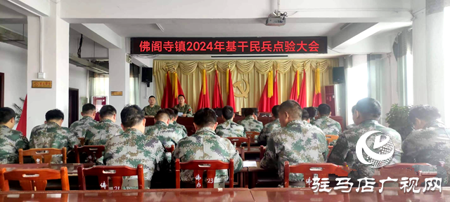 新蔡縣佛閣寺鎮(zhèn)召開2024年基干民兵點(diǎn)驗(yàn)大會(huì)