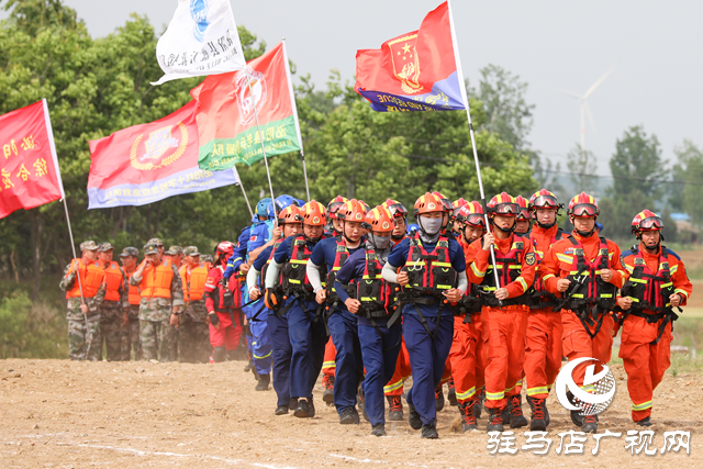 駐馬店市2024年防汛應(yīng)急綜合演練在泌陽(yáng)縣三山水庫(kù)舉行