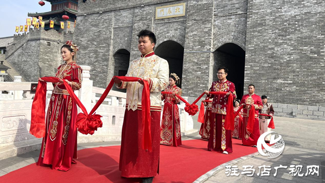 驛城區(qū):舉行集體婚禮 倡導(dǎo)文明新風(fēng)