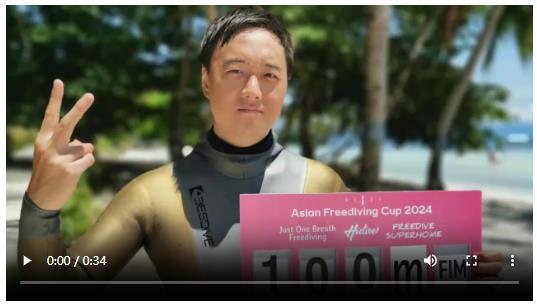 無氧氣瓶海中下潛100米是什么概念？這個(gè)河南小伙兒做到了