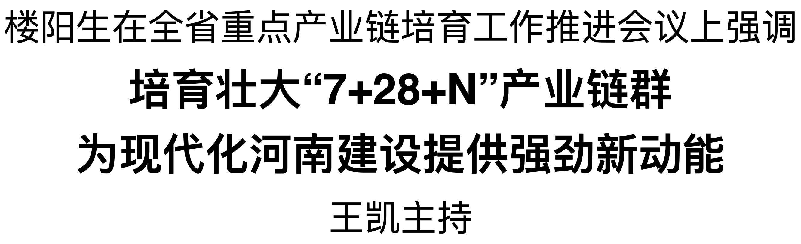 全省重點(diǎn)產(chǎn)業(yè)鏈培育工作推進(jìn)會(huì)議召開(kāi)